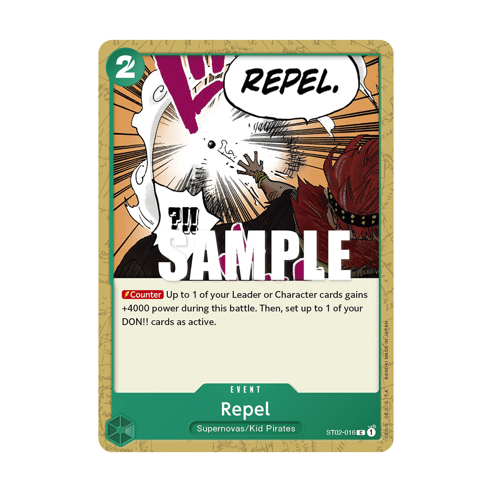 Repel: Carte One Piece Worst Generation-[ST-02] N°ST02-016