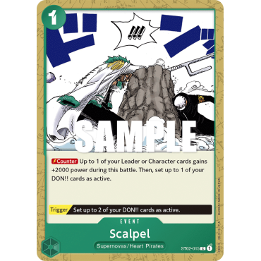 Scalpel: Carte One Piece Worst Generation-[ST-02] N°ST02-015