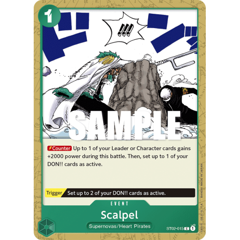 Scalpel: Carte One Piece Worst Generation-[ST-02] N°ST02-015