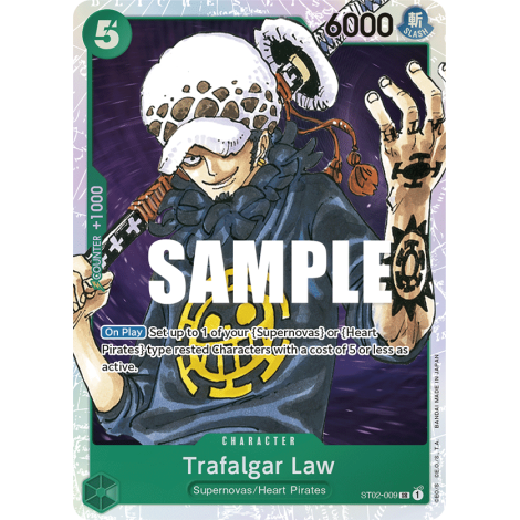 Trafalgar Law: Carte One Piece Worst Generation-[ST-02] N°ST02-009