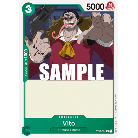 Vito: Carte One Piece Worst Generation-[ST-02] N°ST02-002