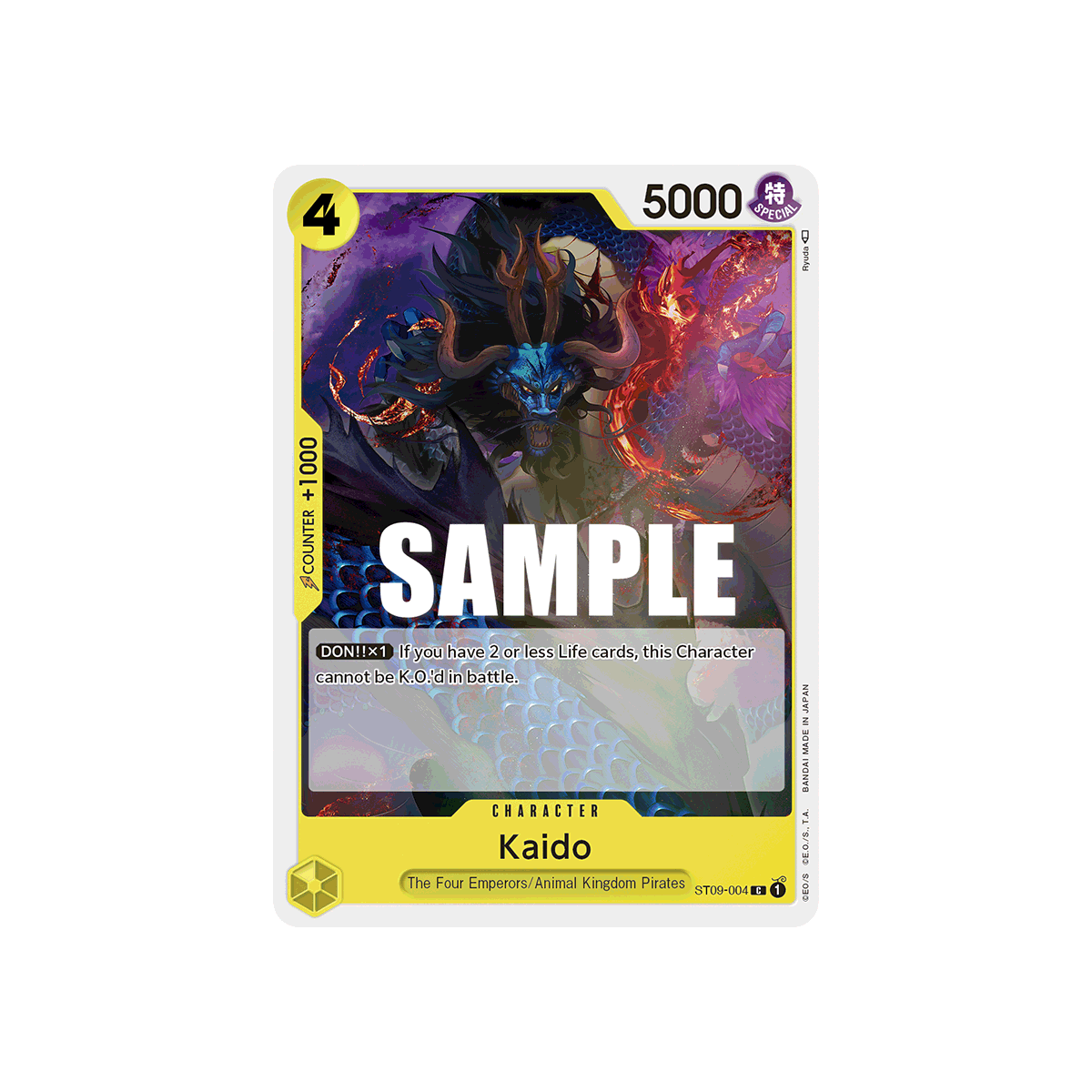 Kaido: Carte One Piece Yamato-[ST-09] N°ST09-004