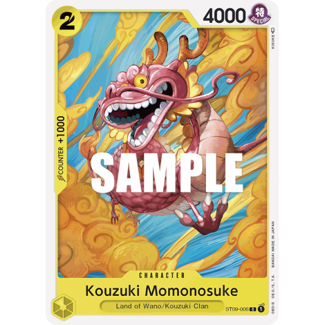 Kouzuki Momonosuke: Carte One Piece Yamato-[ST-09] N°ST09-006