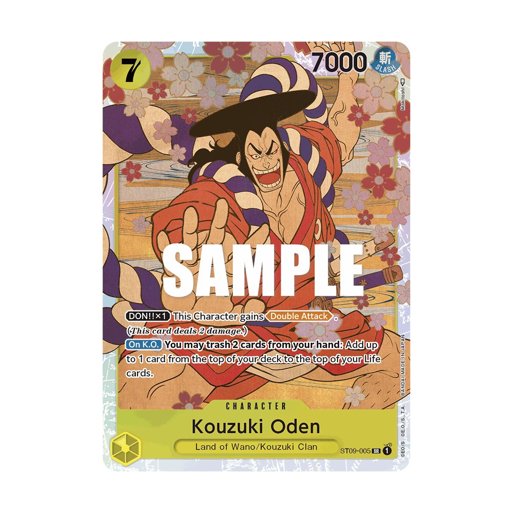 Kouzuki Oden: Carte One Piece Yamato-[ST-09] N°ST09-005