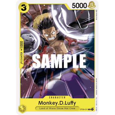 Monkey.D.Luffy: Carte One Piece Yamato-[ST-09] N°ST09-011