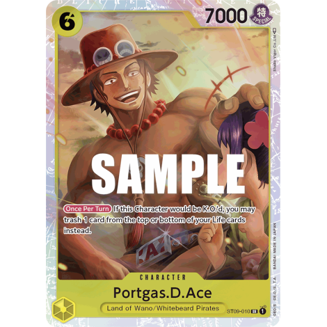 Portgas.D.Ace: Carte One Piece Yamato-[ST-09] N°ST09-010