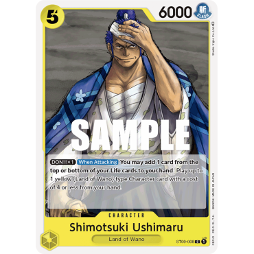 Shimotsuki Ushimaru: Carte One Piece Yamato-[ST-09] N°ST09-008