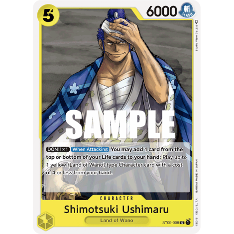 Shimotsuki Ushimaru: Carte One Piece Yamato-[ST-09] N°ST09-008