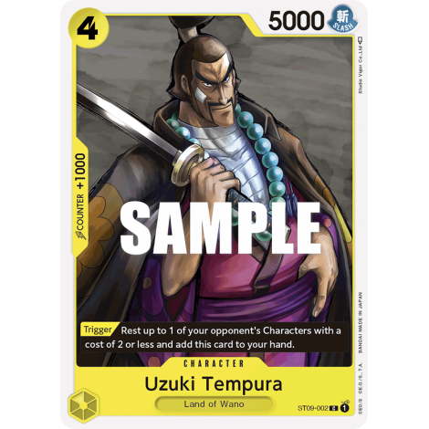 Uzuki Tempura: Carte One Piece Yamato-[ST-09] N°ST09-002