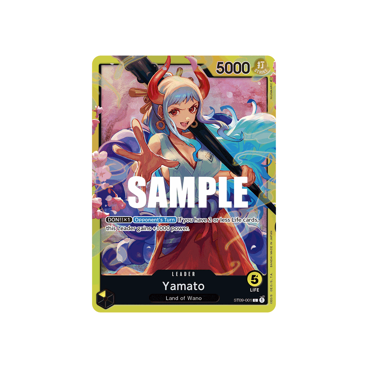 Yamato: Carte One Piece Yamato-[ST-09] N°ST09-001