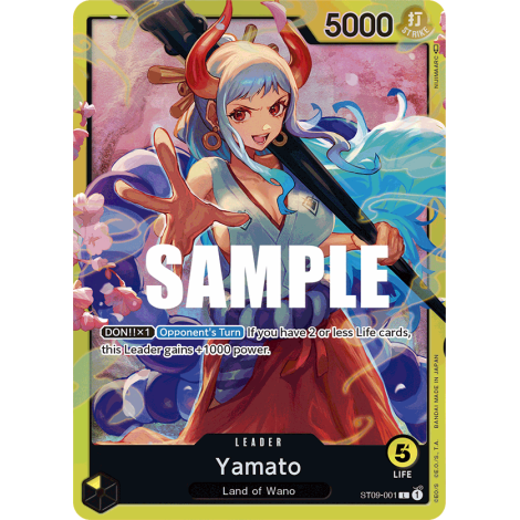Yamato: Carte One Piece Yamato-[ST-09] N°ST09-001
