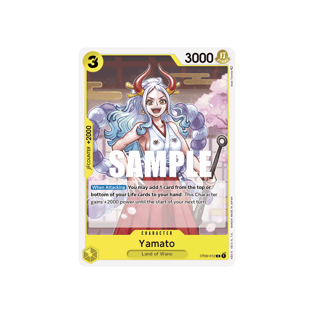 Yamato: Carte One Piece Yamato-[ST-09] N°ST09-012