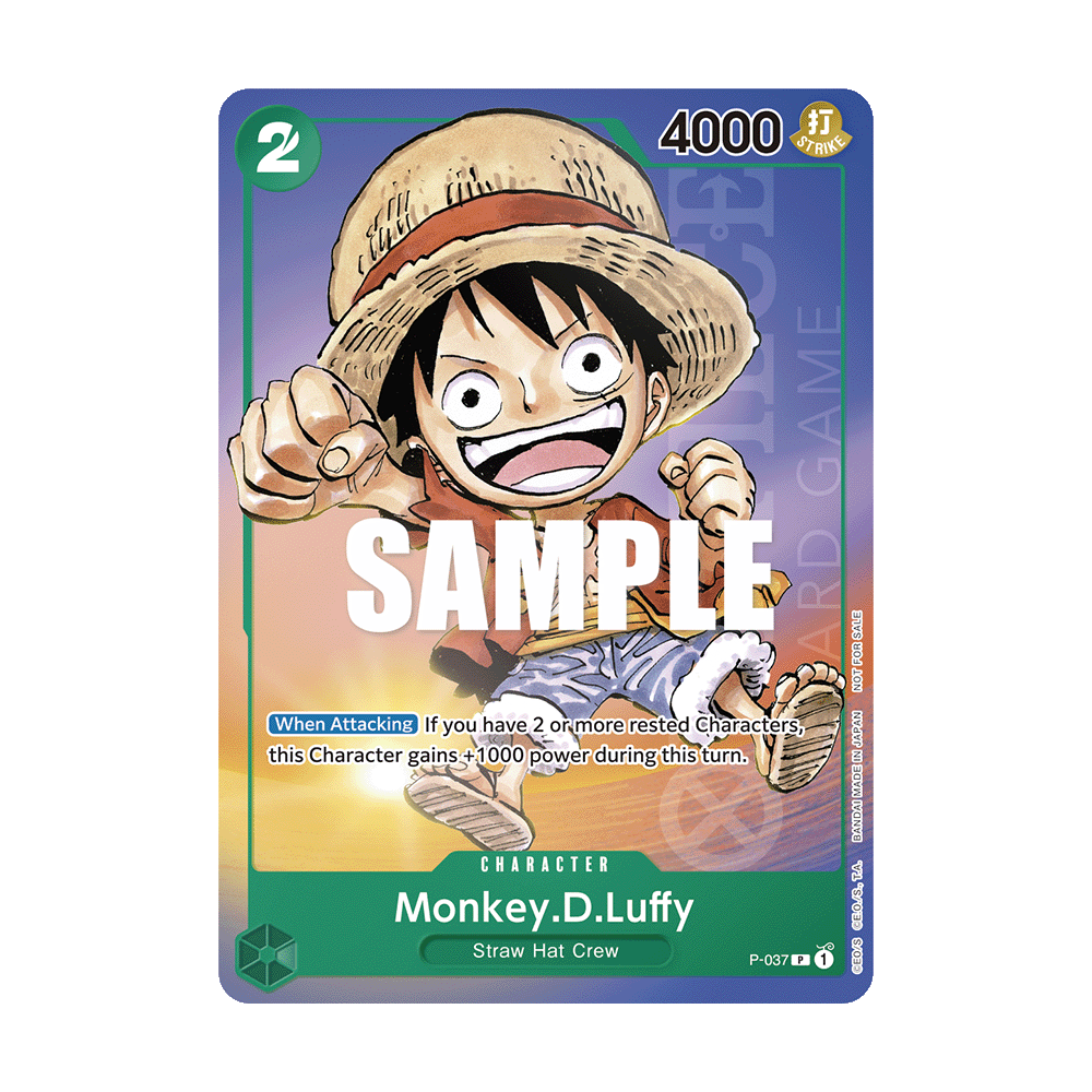 Monkey.D.Luffy: Carte One Piece Anime Expo 2023 N°P-037