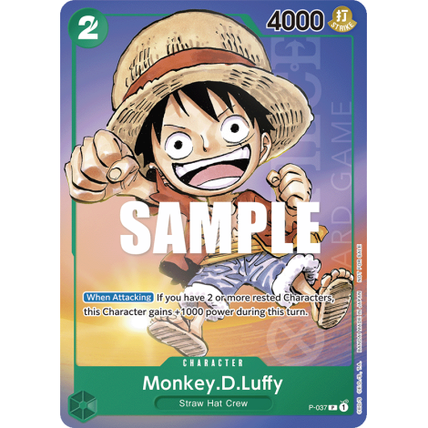 Monkey.D.Luffy: Carte One Piece Anime Expo 2023 N°P-037