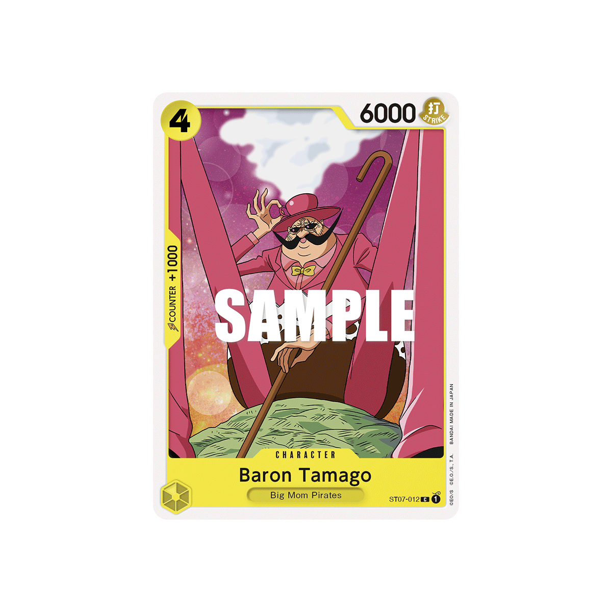 Baron Tamago: Carte One Piece Big Mom Pirates [ST-07] N°ST07-012