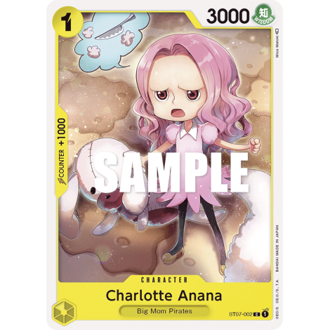 Charlotte Anana: Carte One Piece Big Mom Pirates [ST-07] N°ST07-002