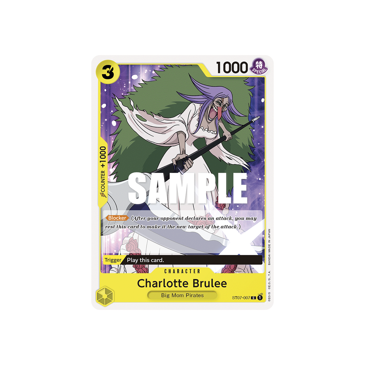 Charlotte Brulee: Carte One Piece Big Mom Pirates [ST-07] N°ST07-007