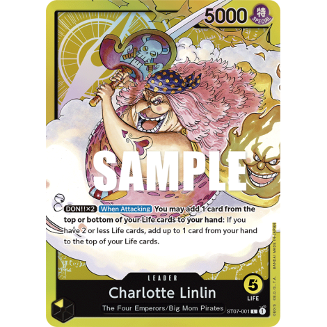 Charlotte Linlin: Carte One Piece Big Mom Pirates [ST-07] N°ST07-001