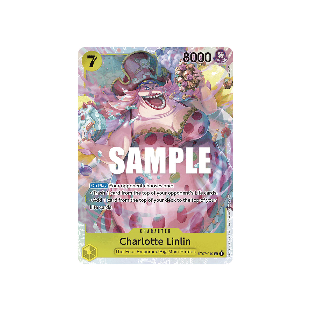 Charlotte Linlin: Carte One Piece Big Mom Pirates [ST-07] N°ST07-010