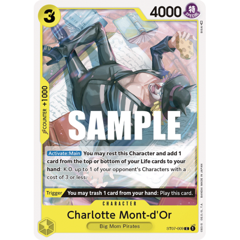 Charlotte Mont-d'or: Carte One Piece Big Mom Pirates [ST-07] N°ST07-009