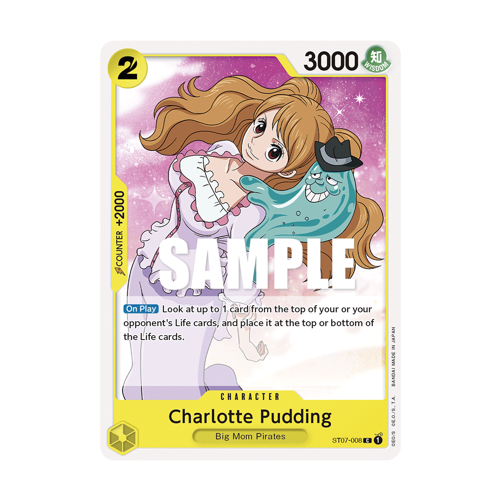 Charlotte Pudding: Carte One Piece Big Mom Pirates [ST-07] N°ST07-008