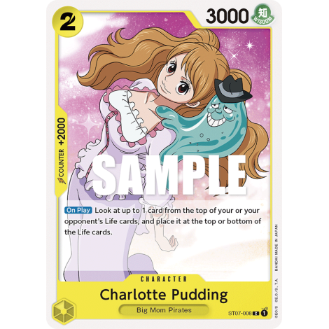 Charlotte Pudding: Carte One Piece Big Mom Pirates [ST-07] N°ST07-008