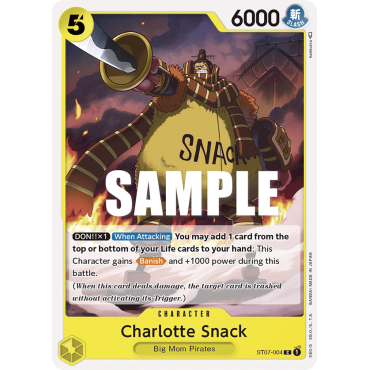 Charlotte Snack: Carte One Piece Big Mom Pirates [ST-07] N°ST07-004