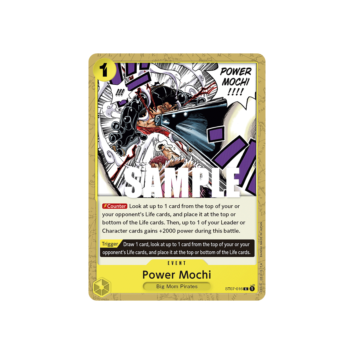 Power Mochi: Carte One Piece Big Mom Pirates [ST-07] N°ST07-016