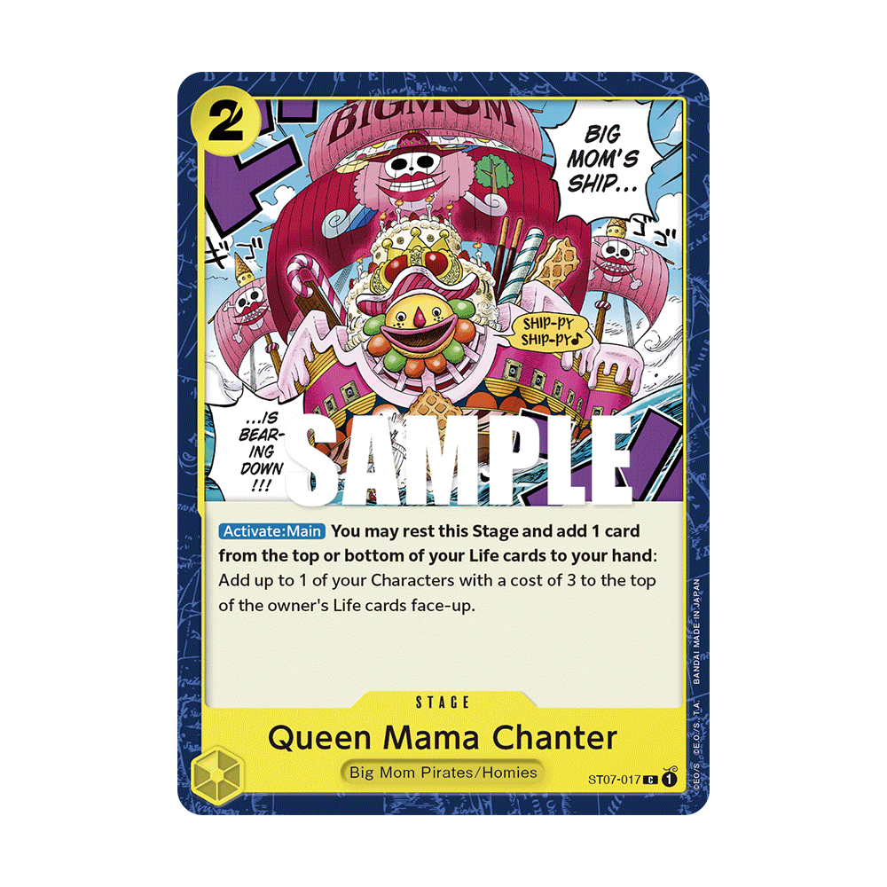 Queen Mama Chanter: Carte One Piece Big Mom Pirates [ST-07] N°ST07-017