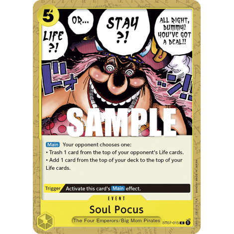Soul Pocus: Carte One Piece Big Mom Pirates [ST-07] N°ST07-015