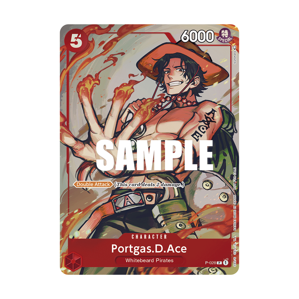 Portgas.D.Ace: Carte One Piece Included in Event Pack Vol.1 N°P-028
