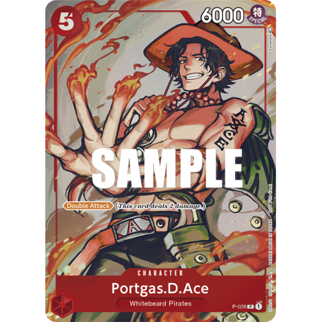Portgas.D.Ace: Carte One Piece Included in Event Pack Vol.1 N°P-028