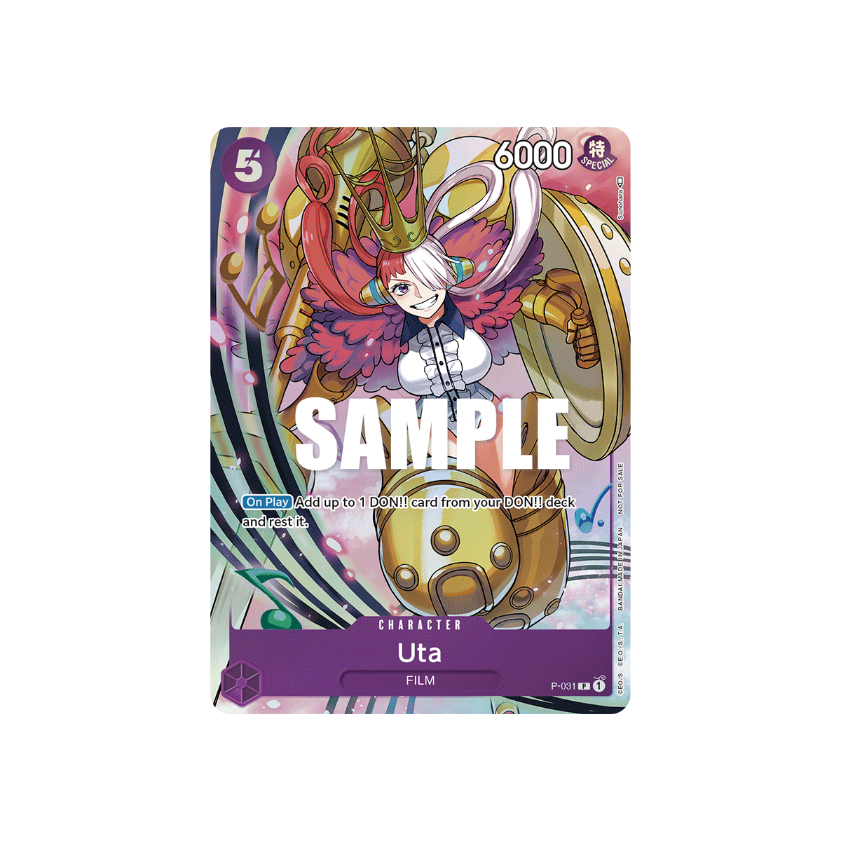 Uta: Carte One Piece Included in Event Pack Vol.1 N°P-031