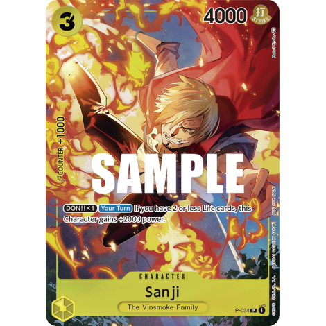 Sanji: Carte One Piece Included in Event Pack Vol.2 N°P-034