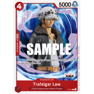 Trafalgar Law: Carte One Piece Included in FILM RED Promotion Card Set N°P-017