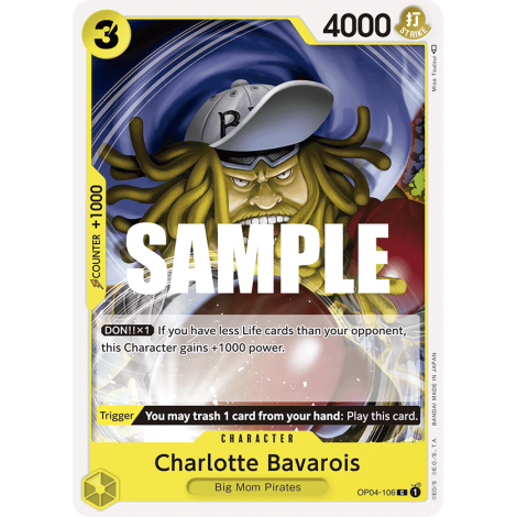 Charlotte Bavarois: Carte One Piece KINGDOMS OF INTRIGUE [OP04] N°OP04-106