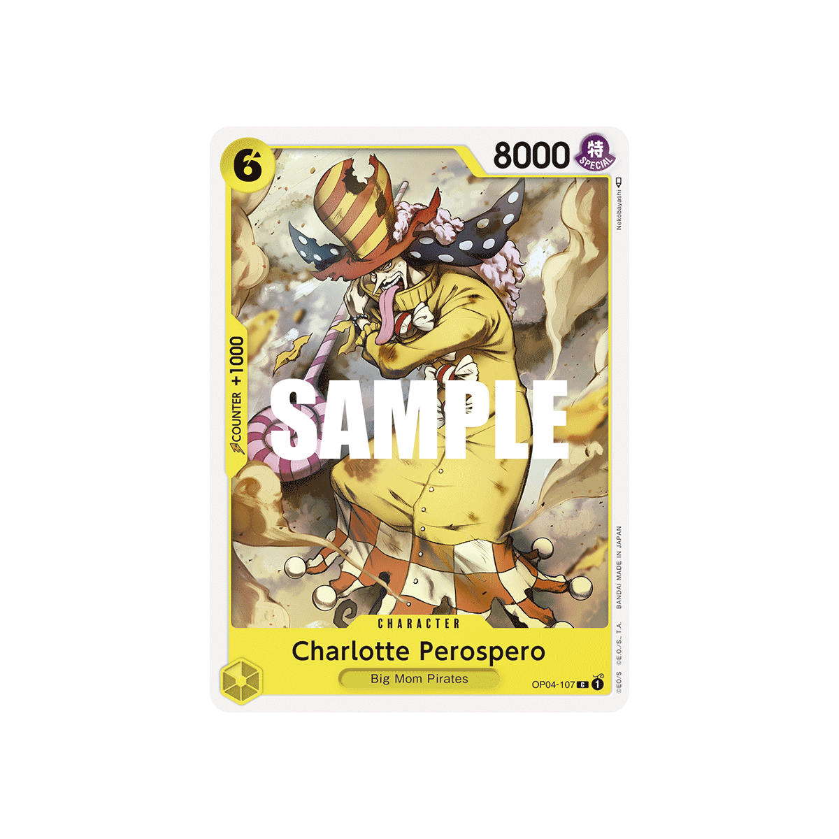 Charlotte Perospero: Carte One Piece KINGDOMS OF INTRIGUE [OP04] N°OP04-107