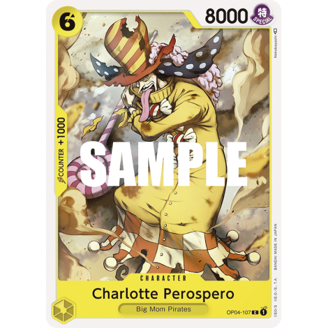 Charlotte Perospero: Carte One Piece KINGDOMS OF INTRIGUE [OP04] N°OP04-107