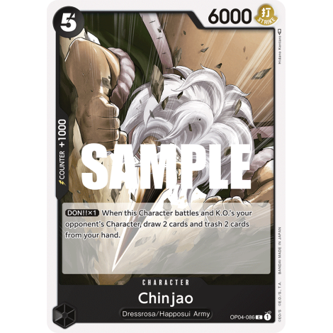 Chinjao: Carte One Piece KINGDOMS OF INTRIGUE [OP04] N°OP04-086