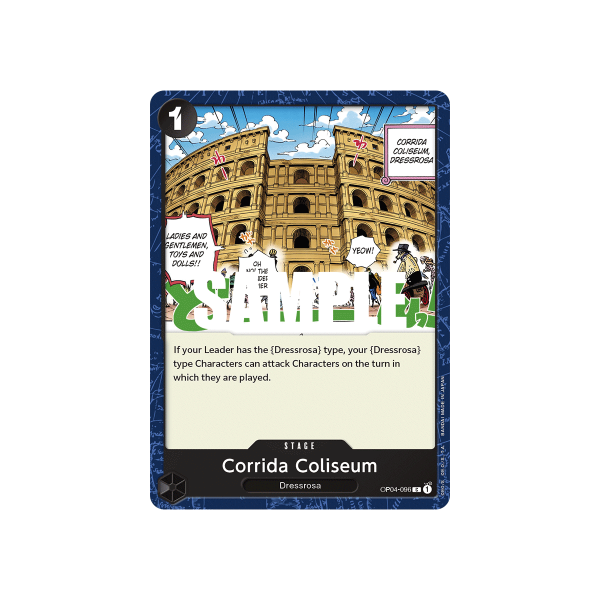 Corrida Coliseum: Carte One Piece KINGDOMS OF INTRIGUE [OP04] N°OP04-096