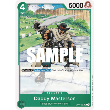 Daddy Masterson: Carte One Piece KINGDOMS OF INTRIGUE [OP04] N°OP04-027