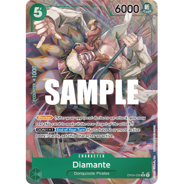 Diamante: Carte One Piece KINGDOMS OF INTRIGUE [OP04] N°OP04-028