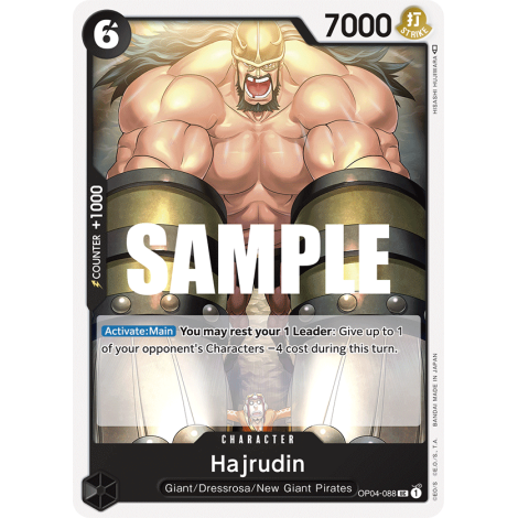 Hajrudin: Carte One Piece KINGDOMS OF INTRIGUE [OP04] N°OP04-088