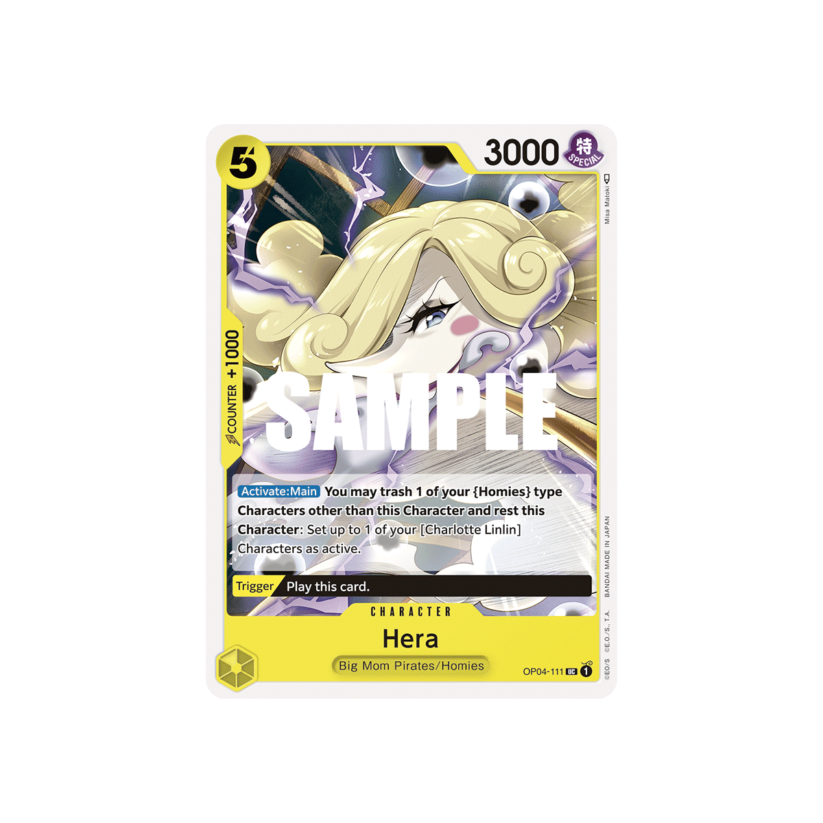 Hera: Carte One Piece KINGDOMS OF INTRIGUE [OP04] N°OP04-111