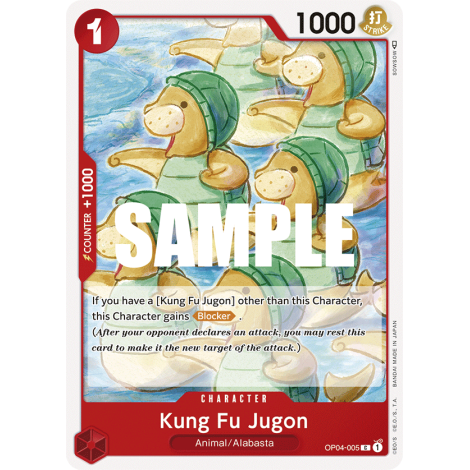 Kung Fu Jugon: Carte One Piece KINGDOMS OF INTRIGUE [OP04] N°OP04-005