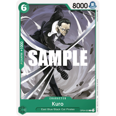 Kuro: Carte One Piece KINGDOMS OF INTRIGUE [OP04] N°OP04-023