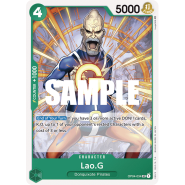 Lao.G: Carte One Piece KINGDOMS OF INTRIGUE [OP04] N°OP04-034