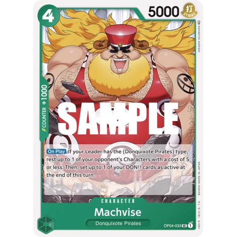 Machvise: Carte One Piece KINGDOMS OF INTRIGUE [OP04] N°OP04-033