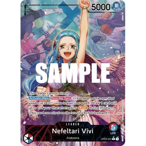 Nefeltari Vivi: Carte One Piece KINGDOMS OF INTRIGUE [OP04] N°OP04-001