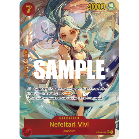 Nefeltari Vivi: Carte One Piece KINGDOMS OF INTRIGUE [OP04] N°OP04-118